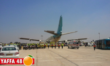 مطار بن غوريون: اضرار في مقدمة طائرة بسبب سوء توزيع الحمولة 